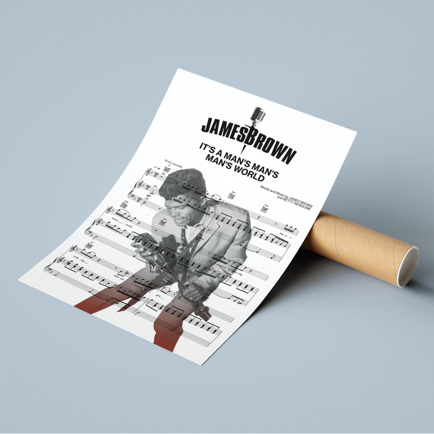 James Brown - It's A Man's Man's Man's World Poster - 98types