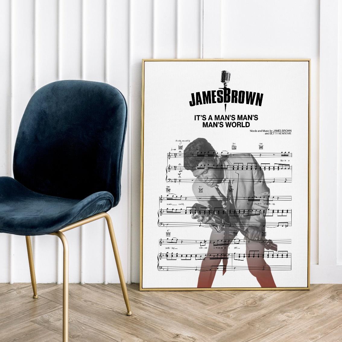James Brown - It's A Man's Man's Man's World Poster - 98types