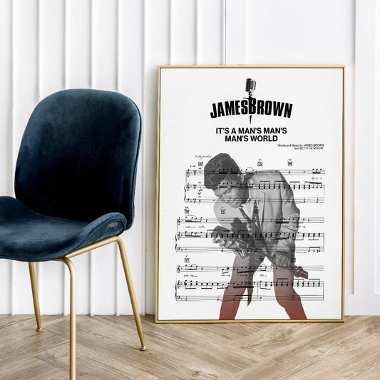 James Brown - It's A Man's Man's Man's World Poster - 98types