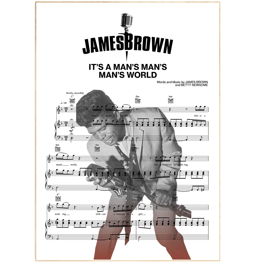 James Brown - It's A Man's Man's Man's World Poster - 98types