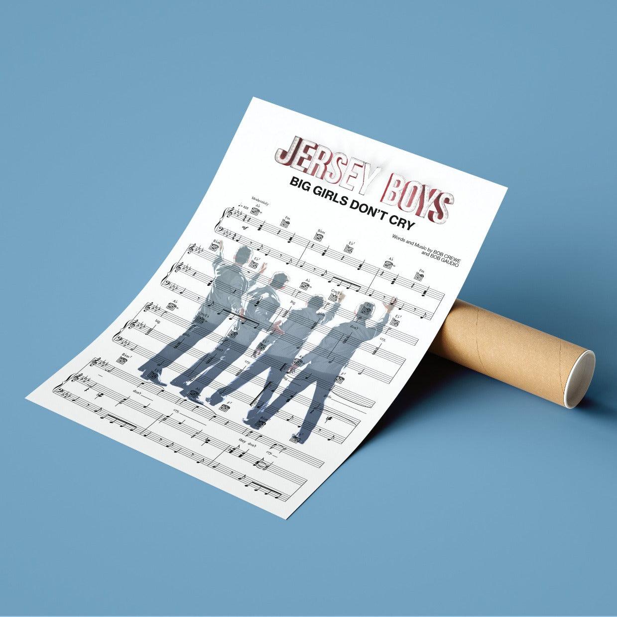 Jersey Boys - Big Girls Don't Cry Poster - 98types