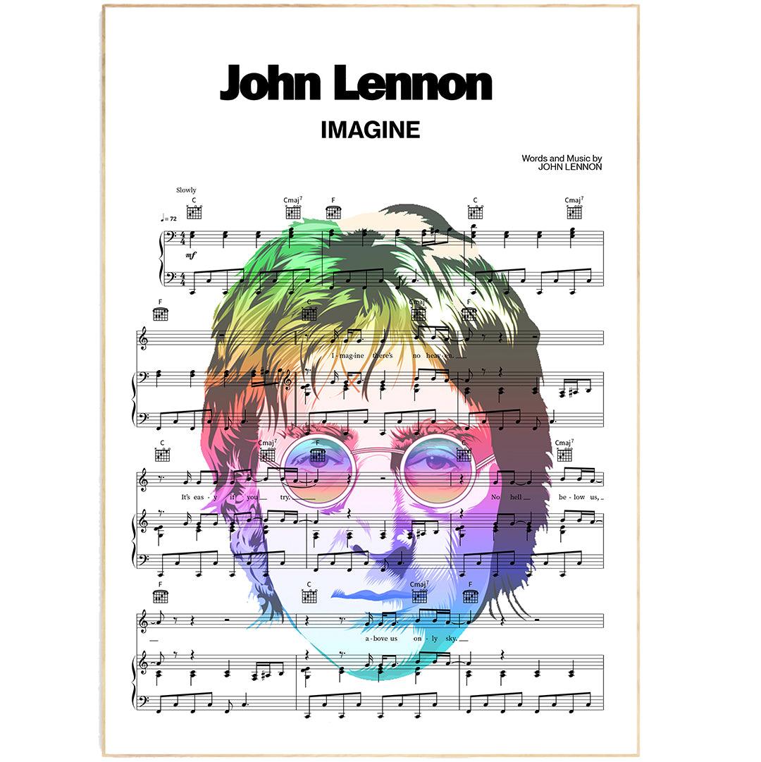 John Lennon - Imagine Print - 98types