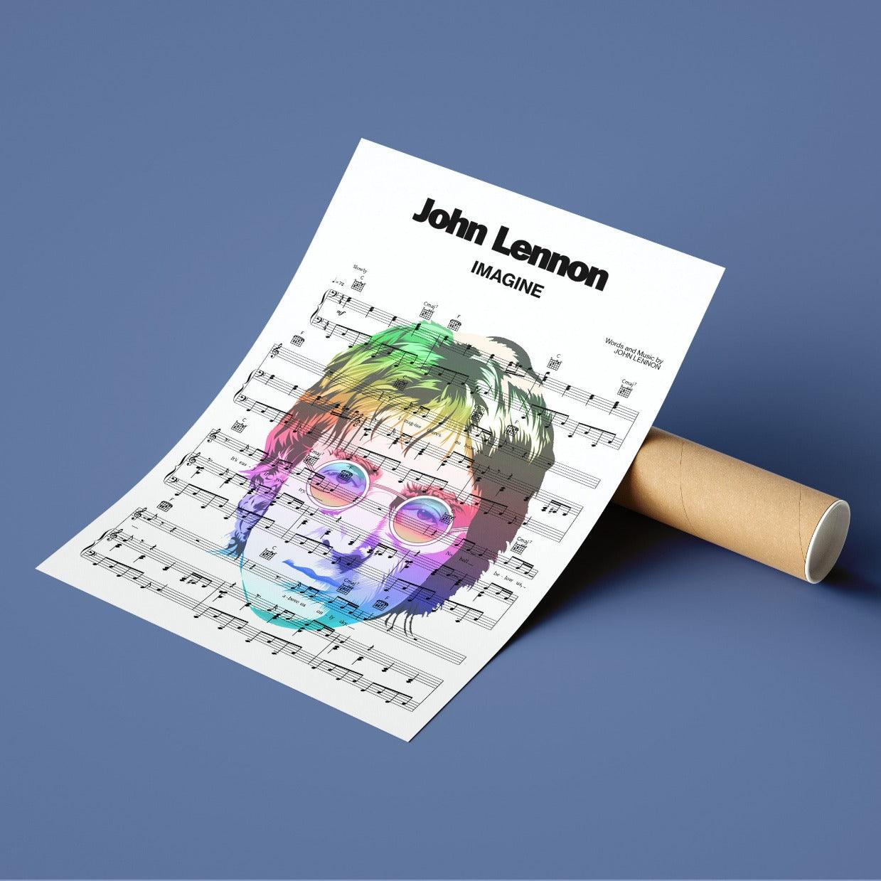 John Lennon - Imagine Print - 98types