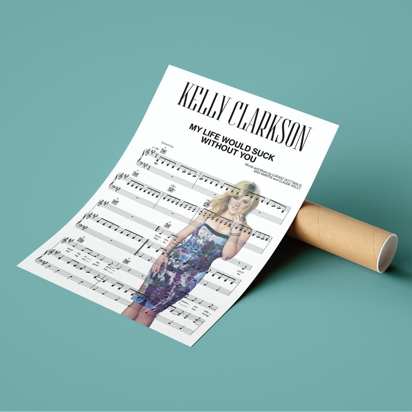 Kelly Clarkson - My Life Would Suck Without You Poster - 98typesMusic