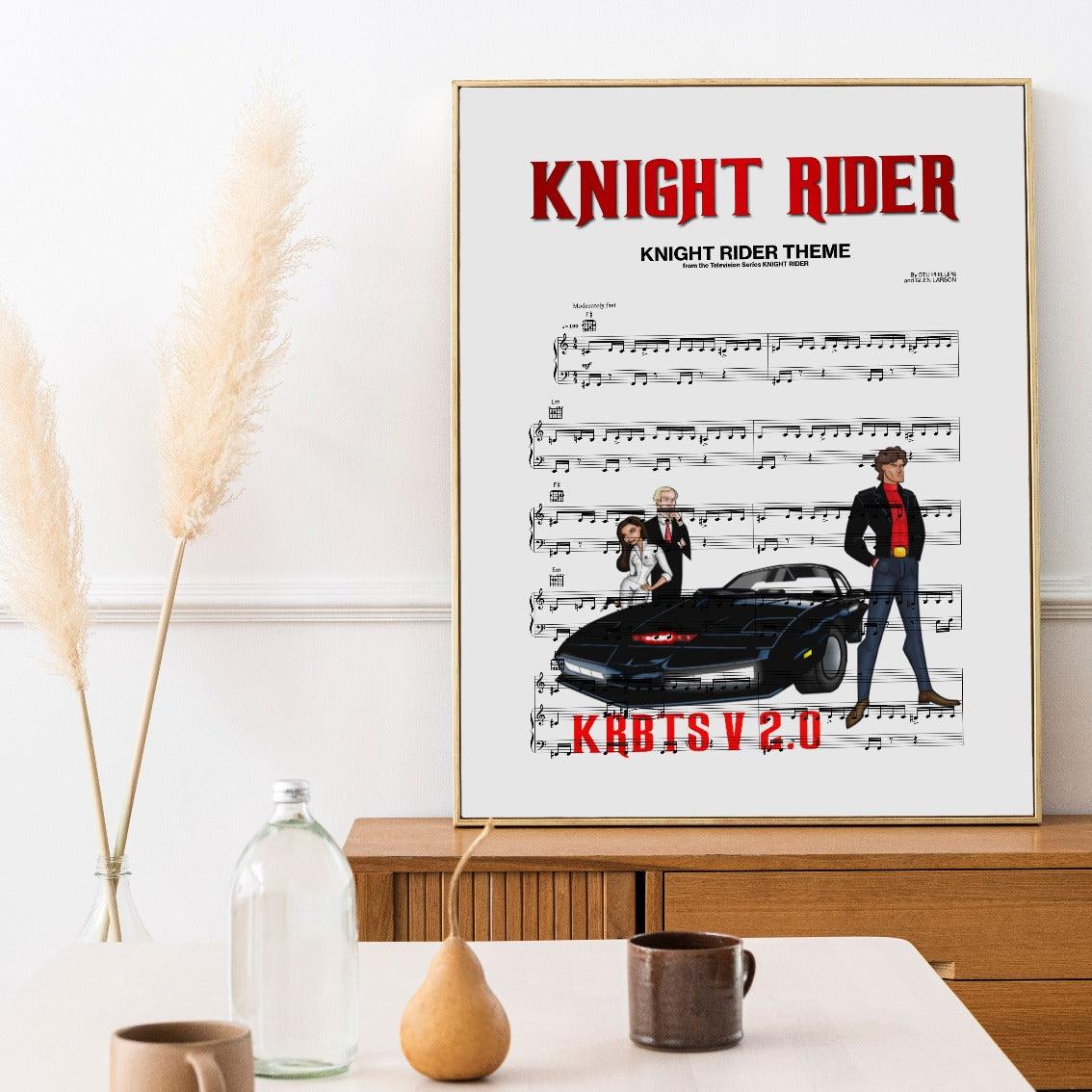 KNIGHT RIDER Main Theme Poster - 98types