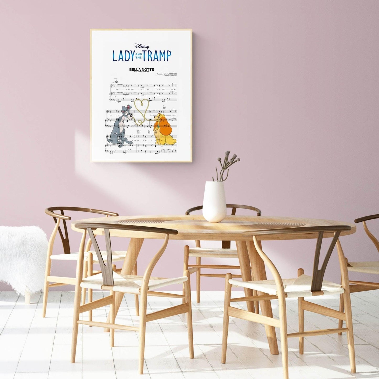 LADY AND THE TRAMP - BELLA NOTTE Print - 98types