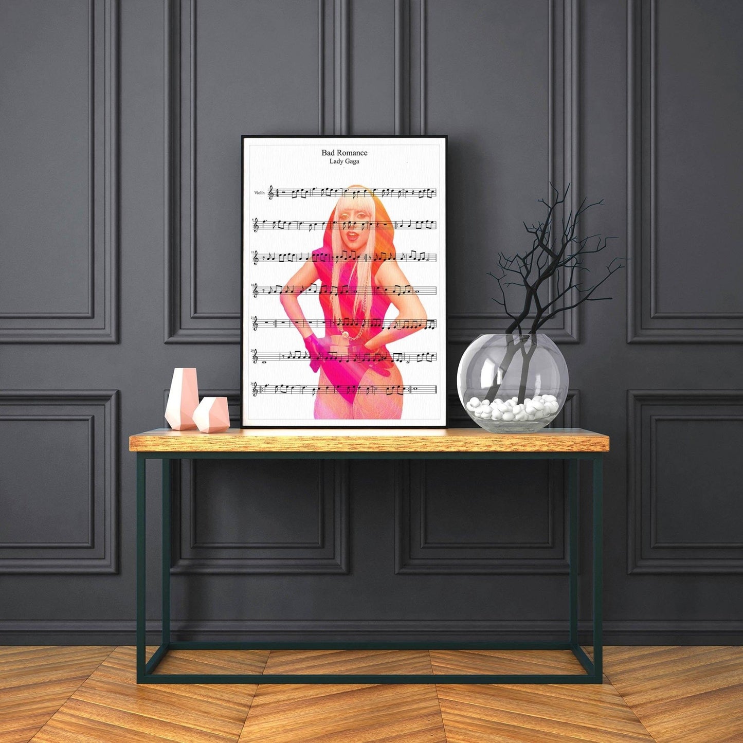 Lady Gaga - Bad Romance Song Print - 98types
