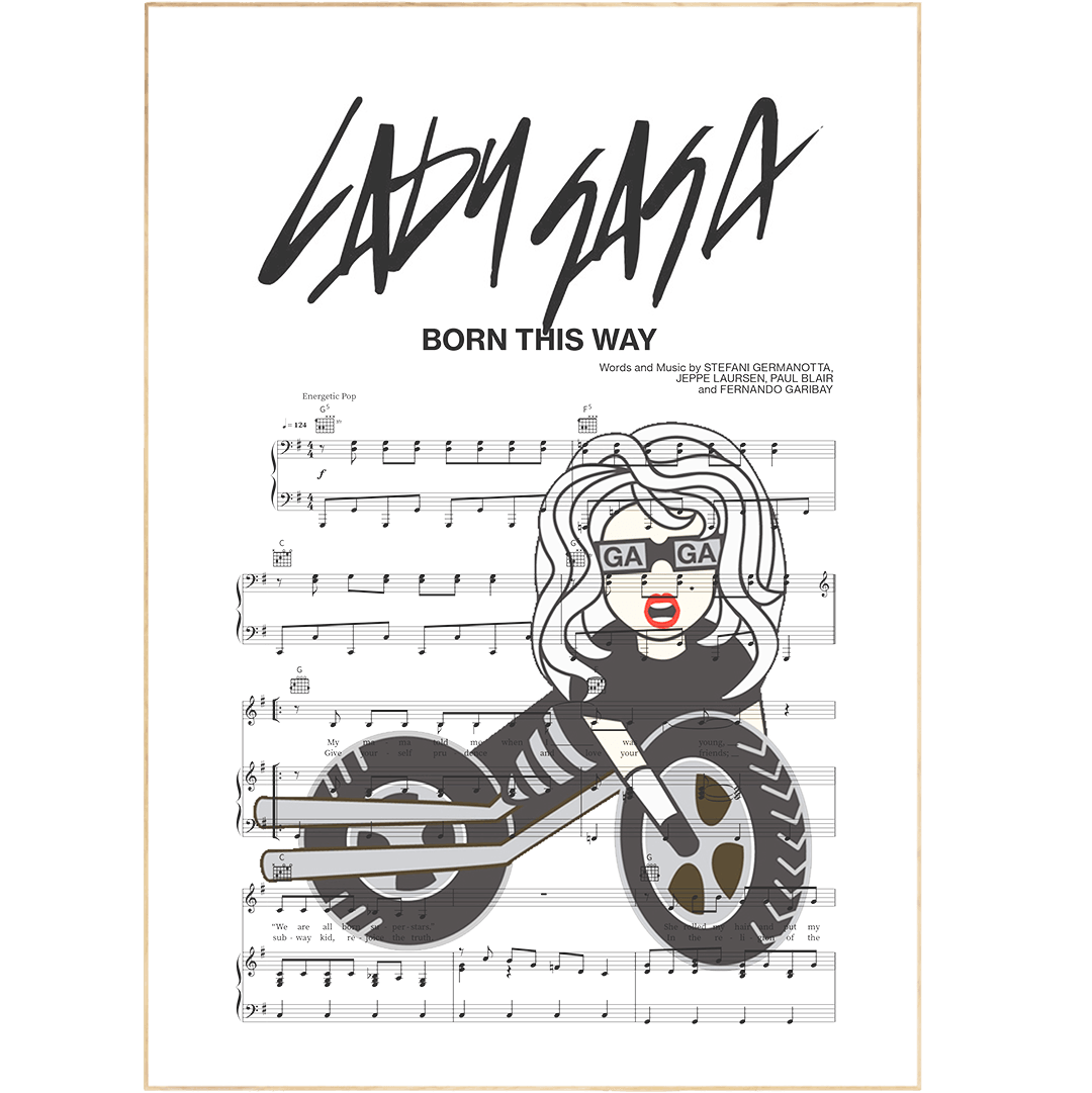 Lady Gaga - Born This Way Poster - 98types