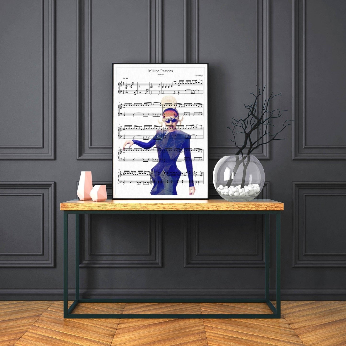 Lady Gaga - Million Reasons Song Print - 98types