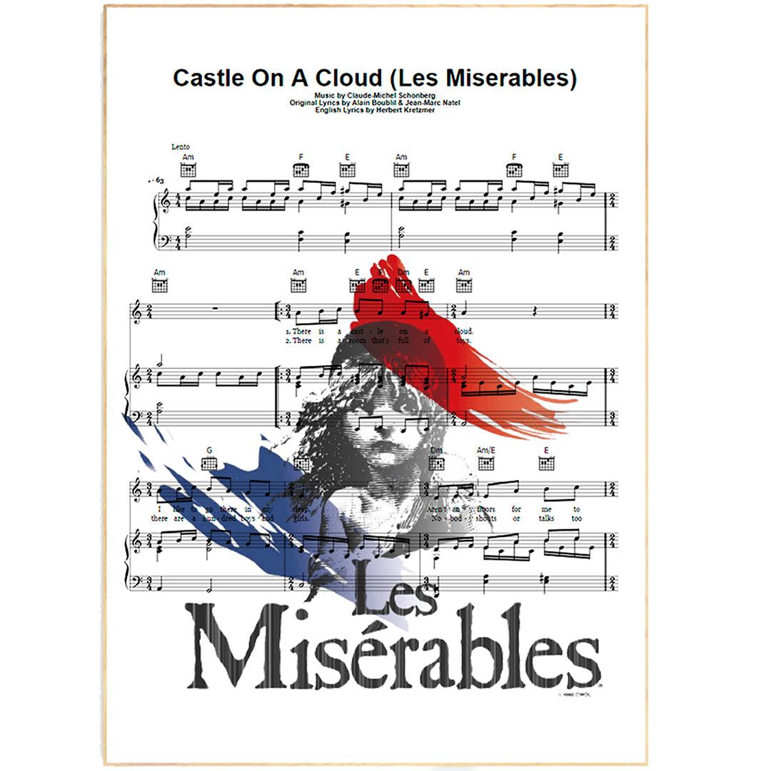 Les Miserables - Castle on a Cloud Poster - 98typesMusic