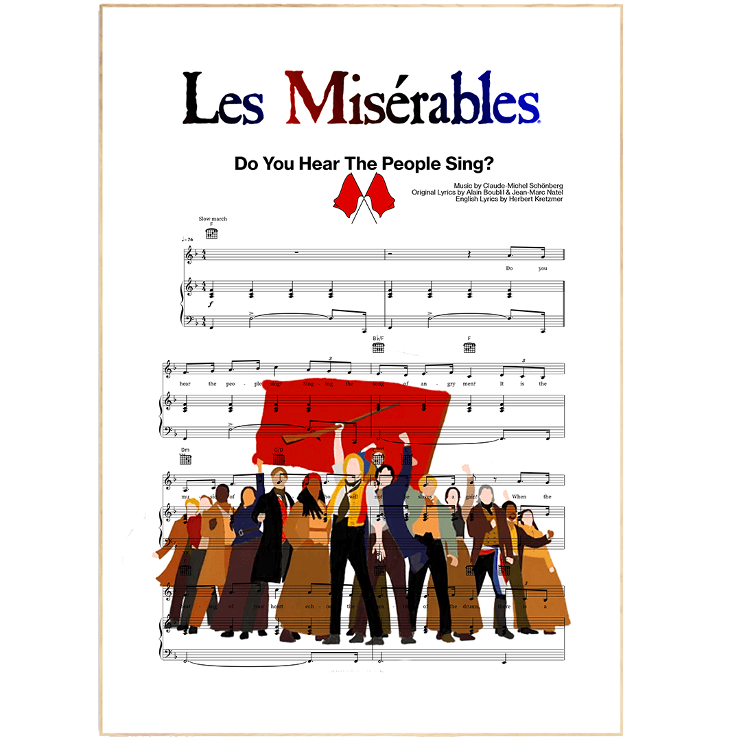 Les Misérables - Do You Hear the People Sing Poster - 98types