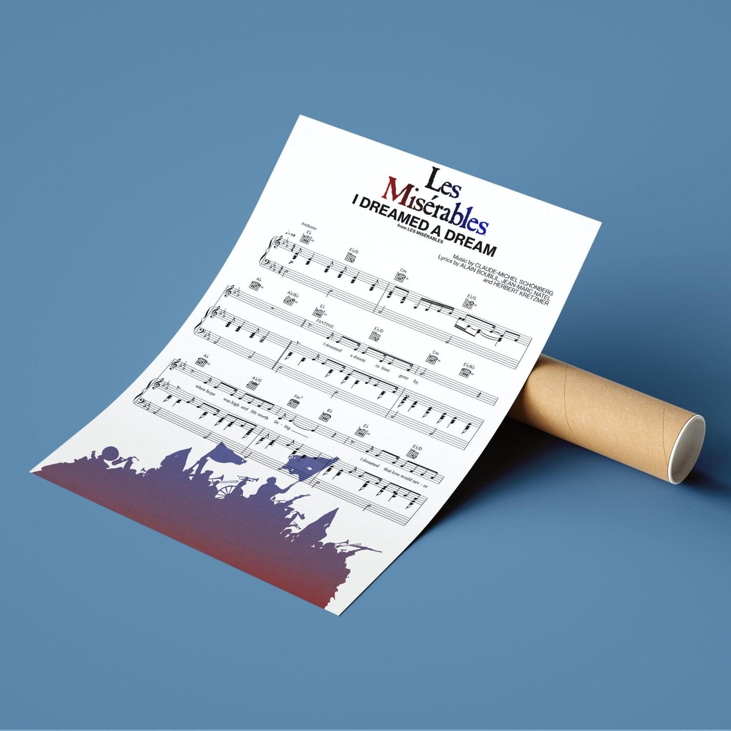 Les miserables - I DREAMED A DREAM Poster - 98typesMusic