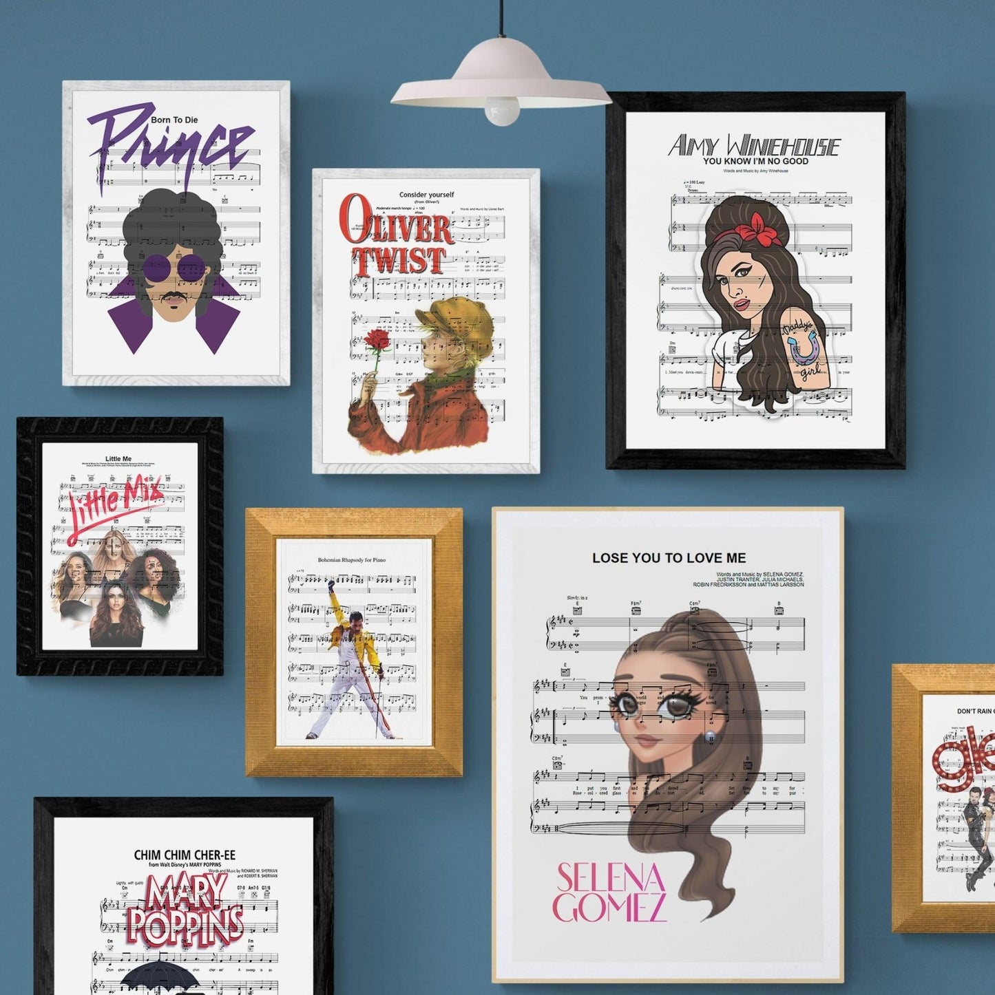 Little Mix Little Me 2013 song lyric print UK — Salute pop wall art 260gsm archival matte Camden Market