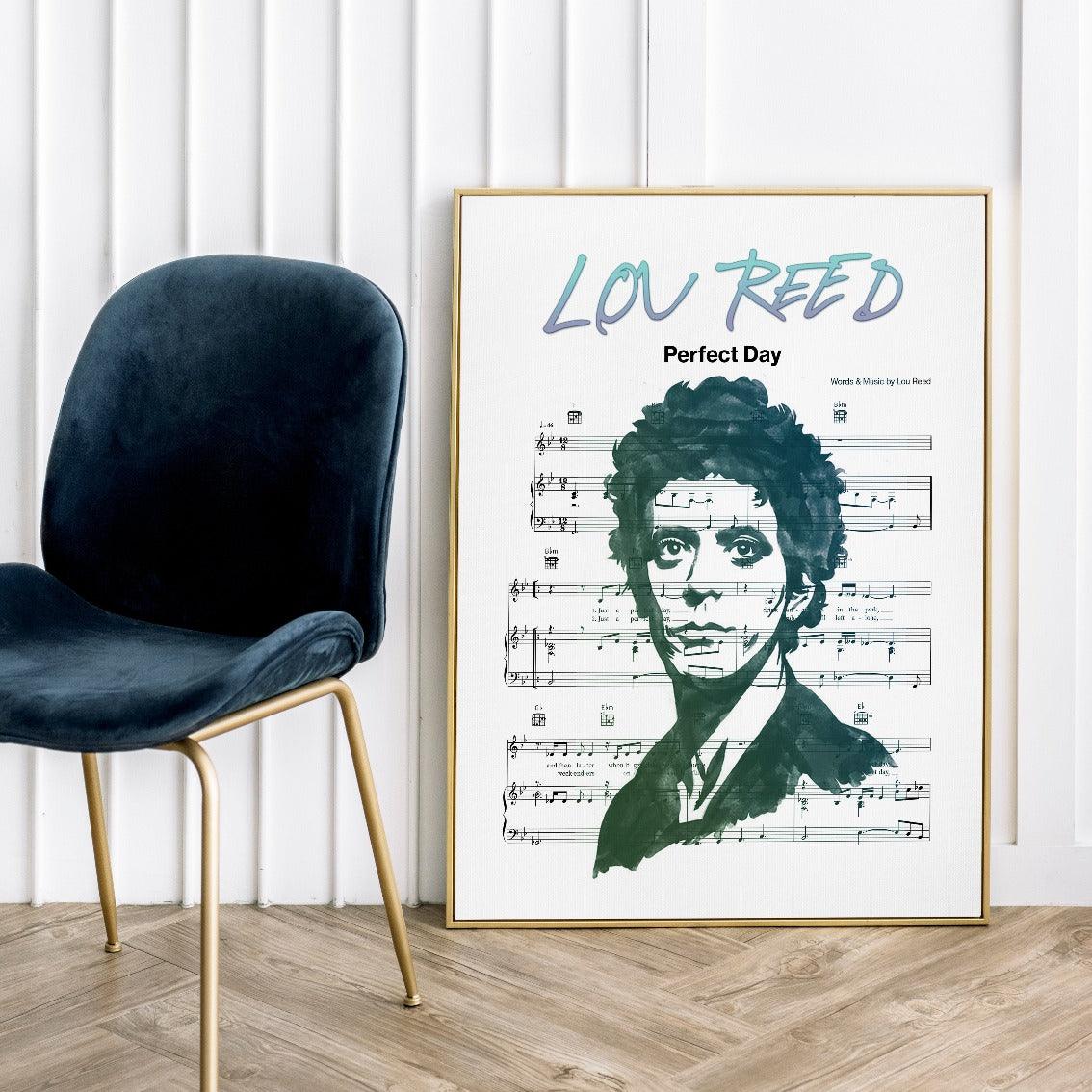 Lou Reed - Perfect Day Poster - 98typesMusic