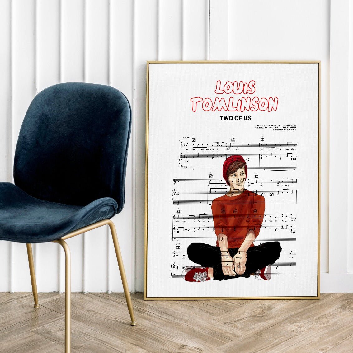 Louis Tomlinson - Two of Us Poster - 98typesMusic