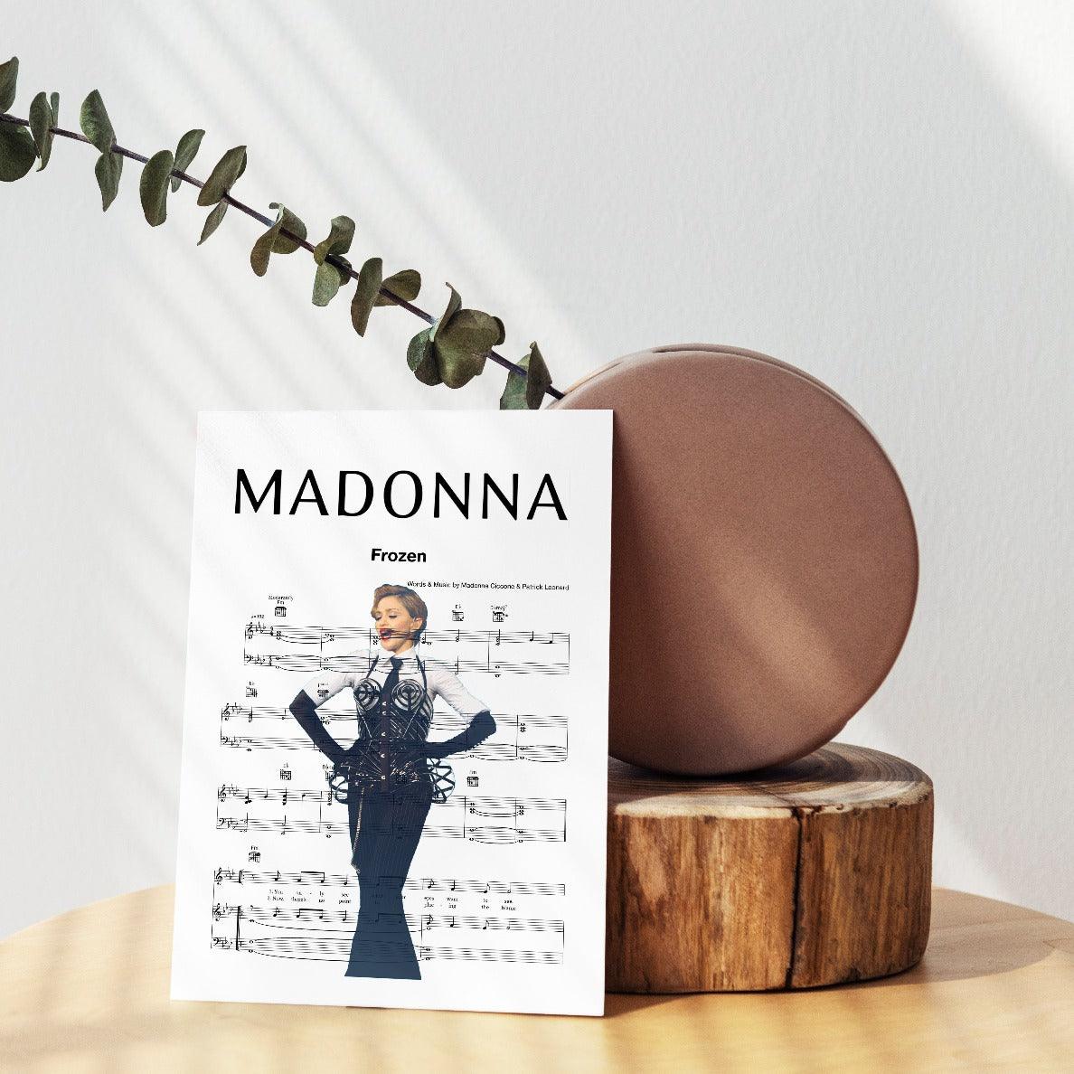 Madonna - Frozen Poster - 98typesMusic