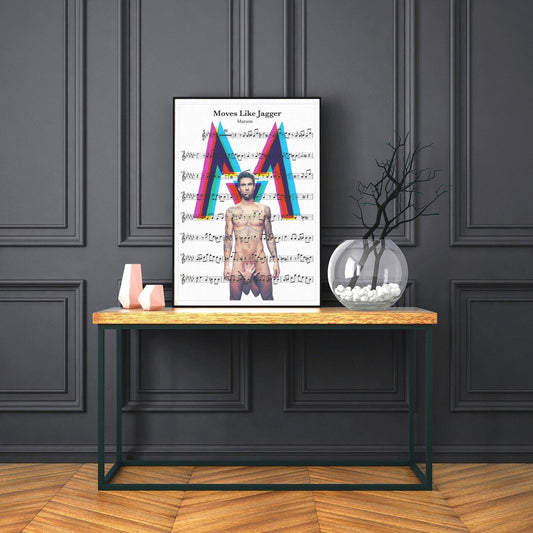 Maroon 5 - Moves Like Jagger Theme Song Print - 98types