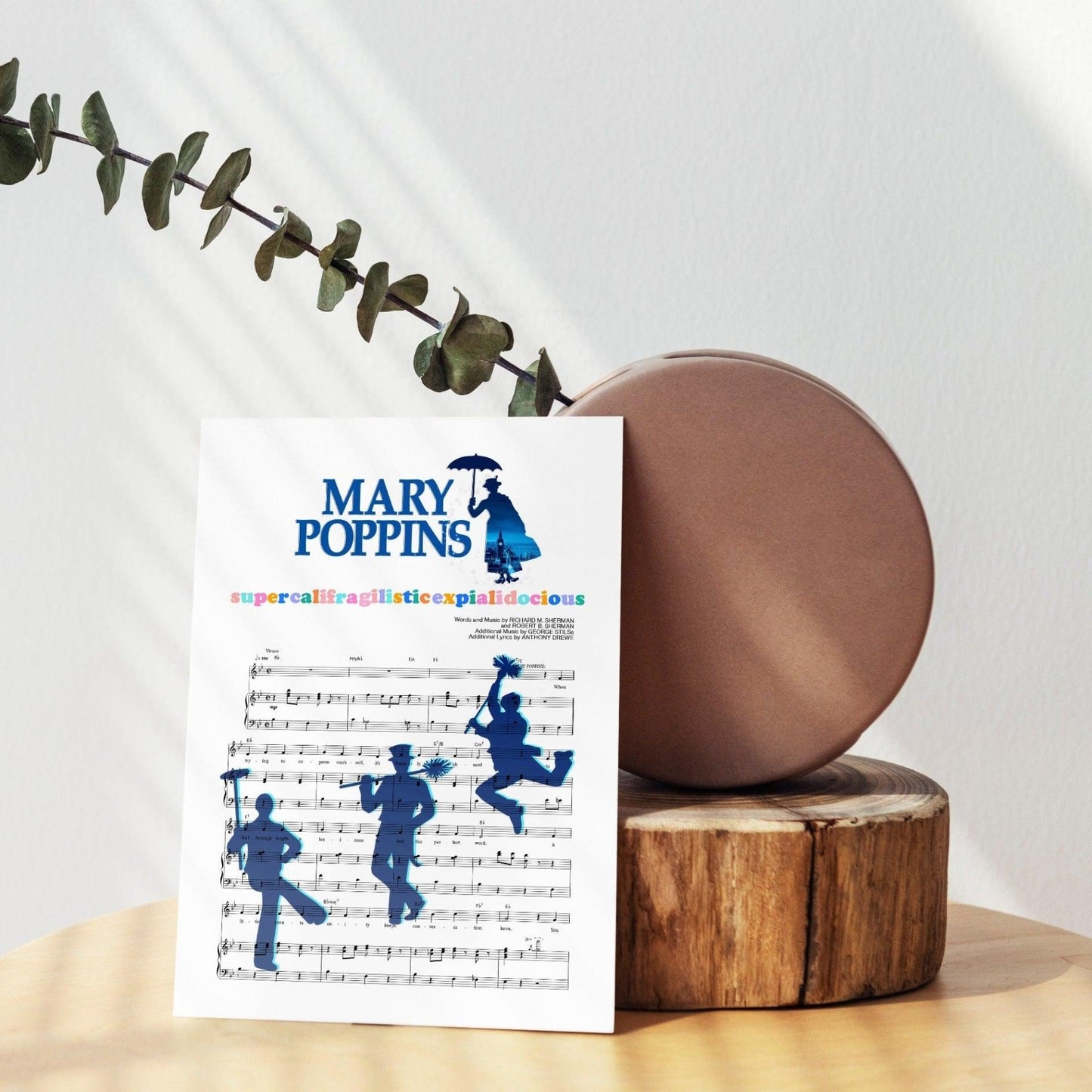 Mary poppoings - Supercalifragilisticexpialidocious Poster - 98typesMusic