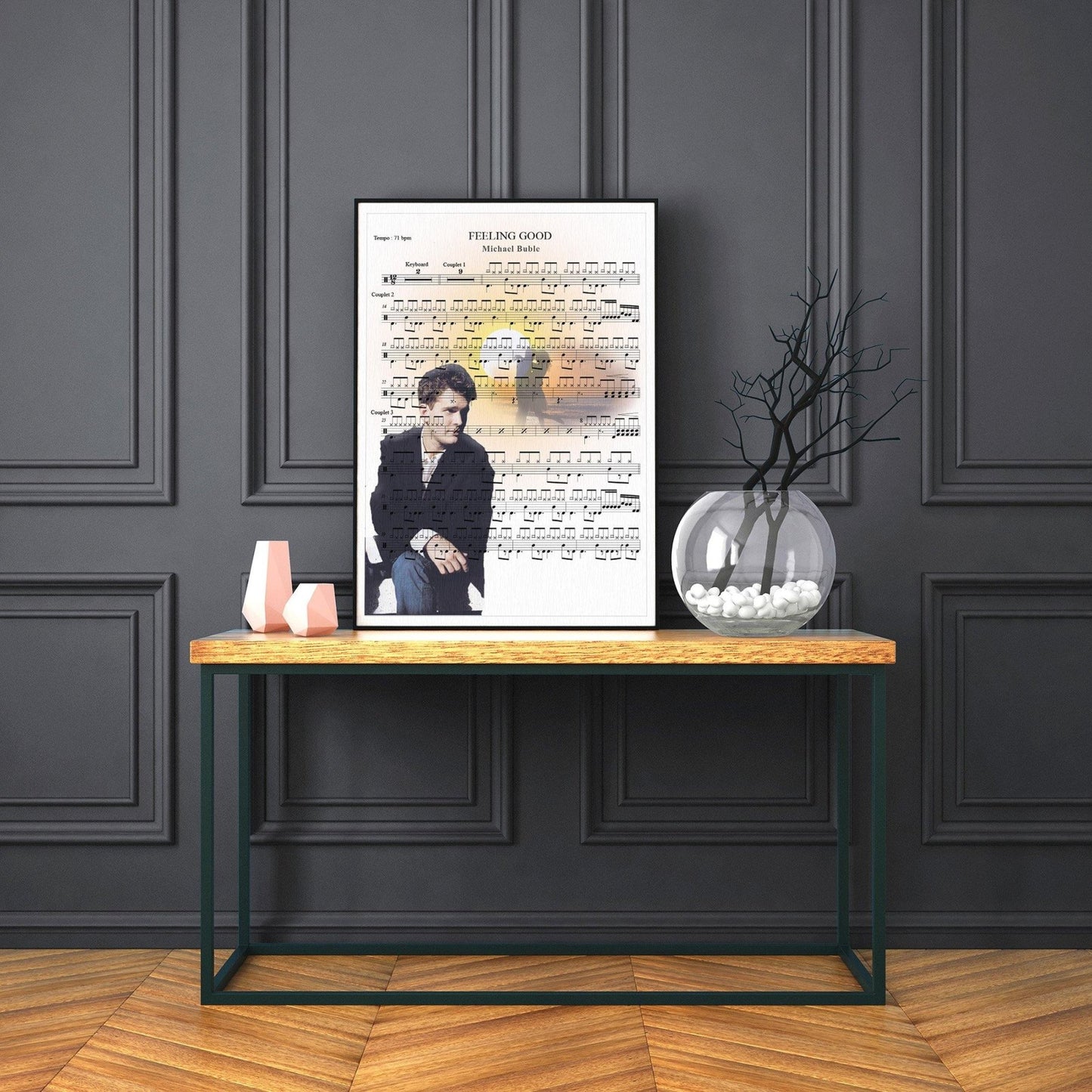 Michael Buble - Feeling Good Song Print - 98typesMusic
