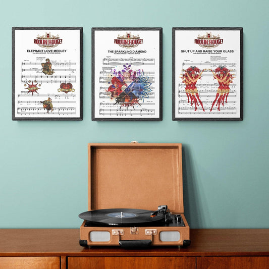 Moulin Rouge Come What May lyric print UK — Baz Luhrmann musical film wall art 260gsm archival matte Camden Market