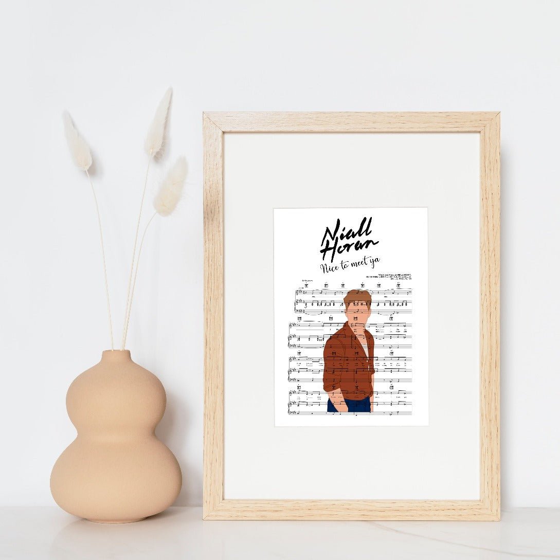 Niall Horan - Nice To Meet Ya Poster - 98typesMusic