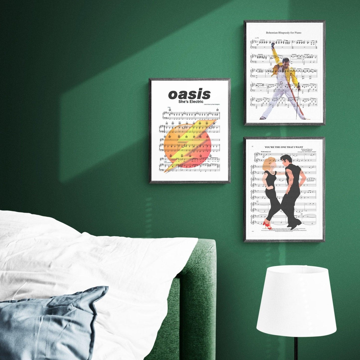 Oasis • She's Electric Song Lyric Print - 98types