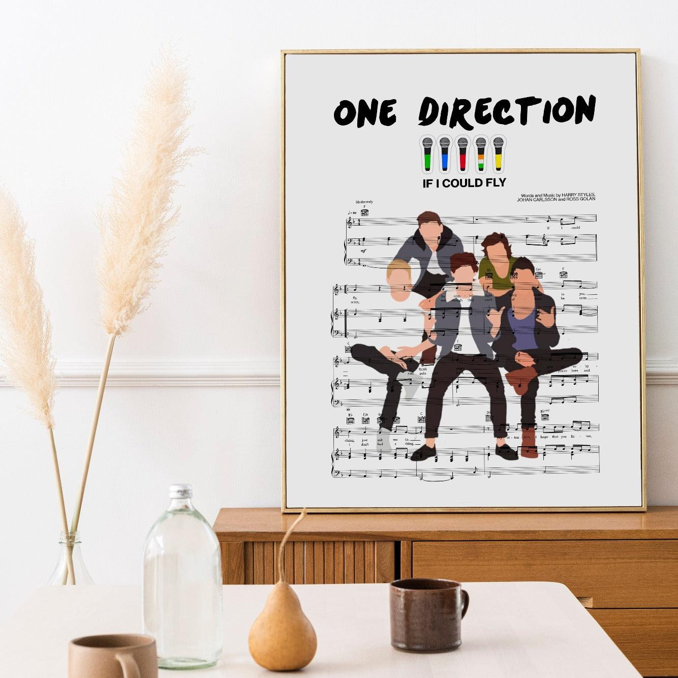 One Direction - IF I COULD FLY Poster - 98types
