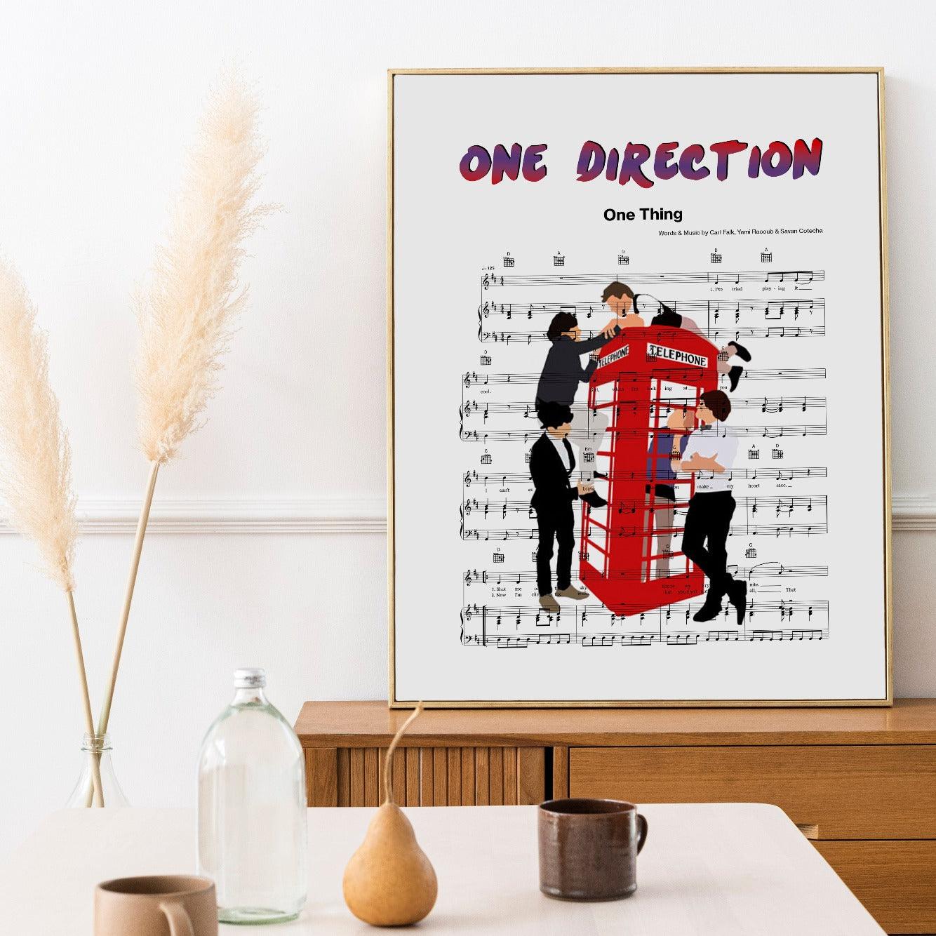 One Direction - One Thing Poster - 98typesMusic
