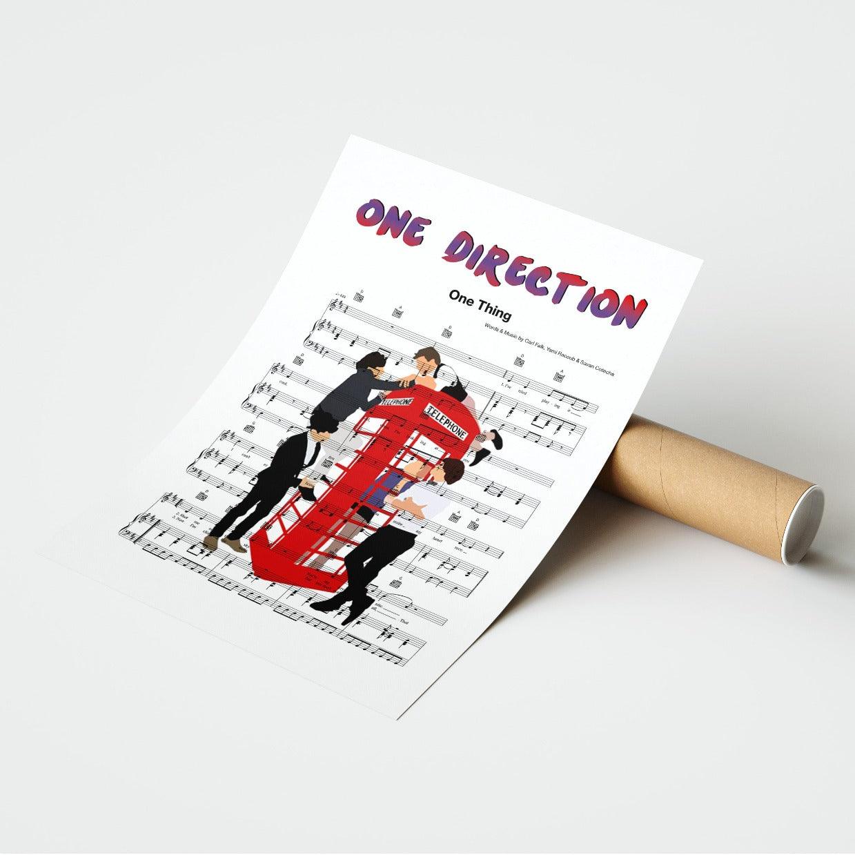 One Direction - One Thing Poster - 98typesMusic
