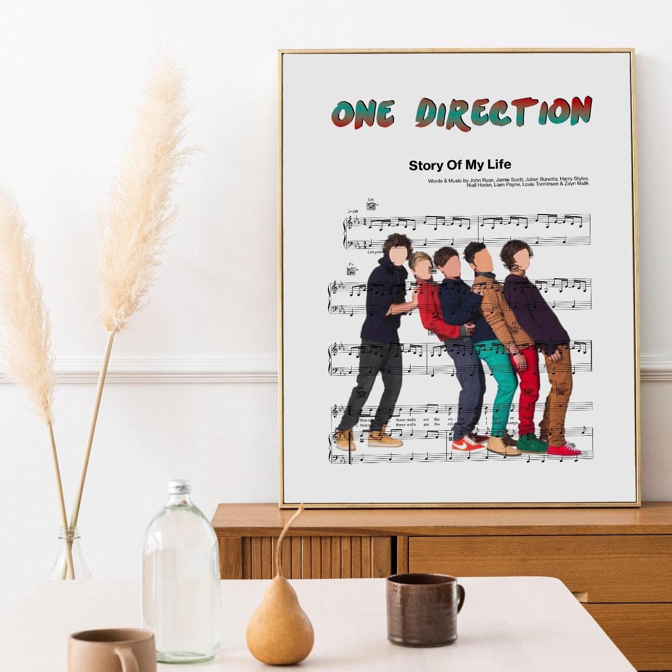 One Direction - Story Of My Life Poster - 98typesMusic