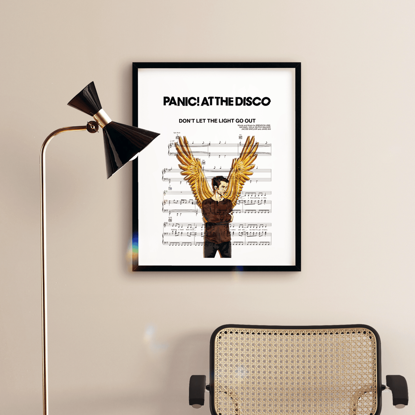 Panic at the Disco - DON’T LET THE LIGHT GO OUT Poster - 98typesMusic