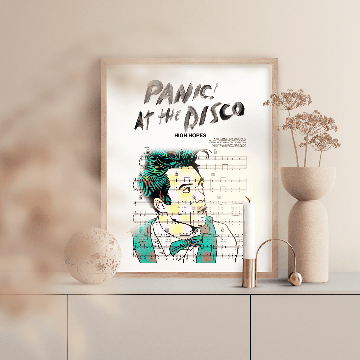 Panic at the Disco - High Hopes Poster - 98typesMusic