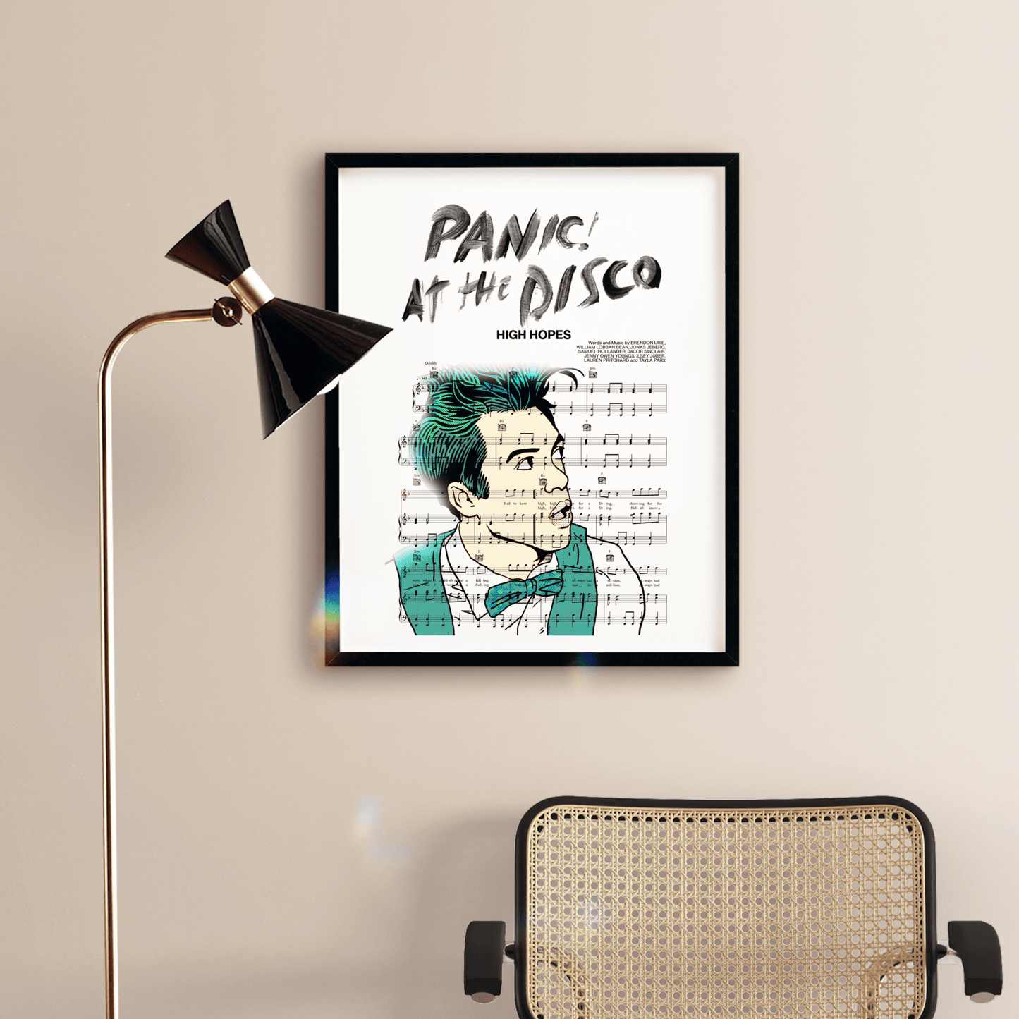 Panic at the Disco - High Hopes Poster - 98typesMusic