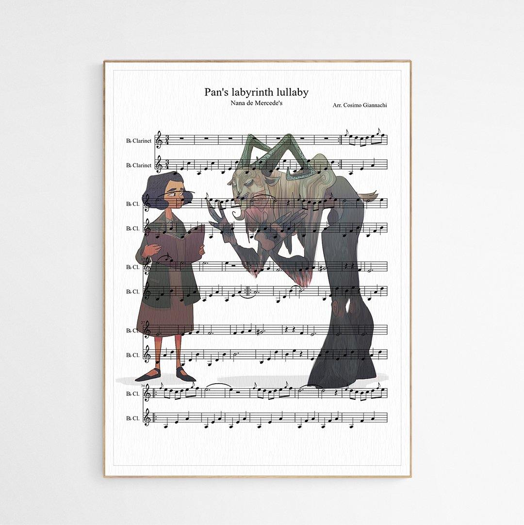 Pan's Labyrinth Lullaby Song Print - 98types