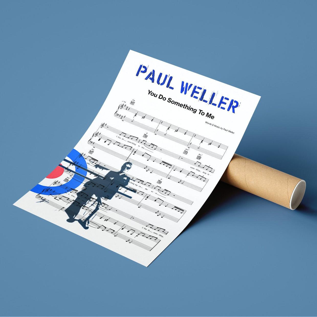 Paul Weller - You Do Something To Me Poster - 98typesMusic