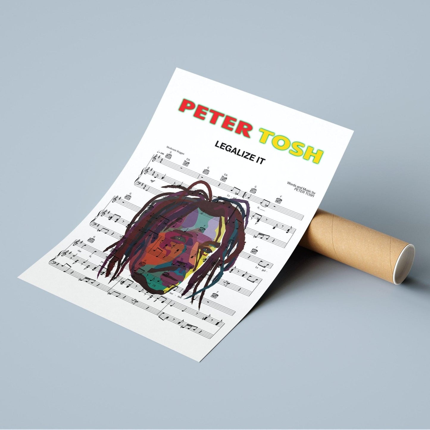 Peter Tosh - Legalize It Poster - 98typesMusic