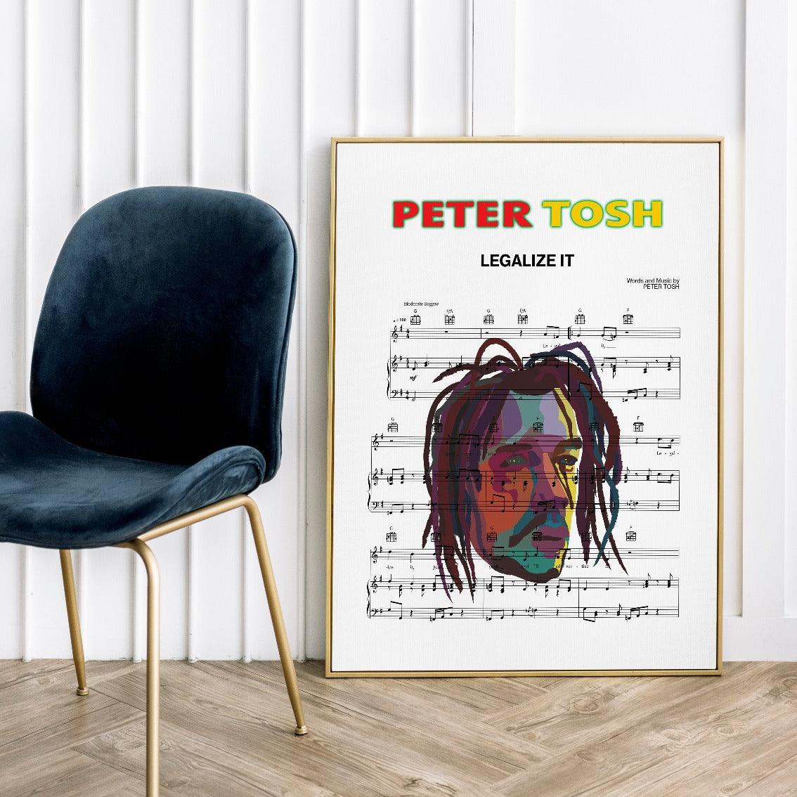 Peter Tosh - Legalize It Poster - 98typesMusic