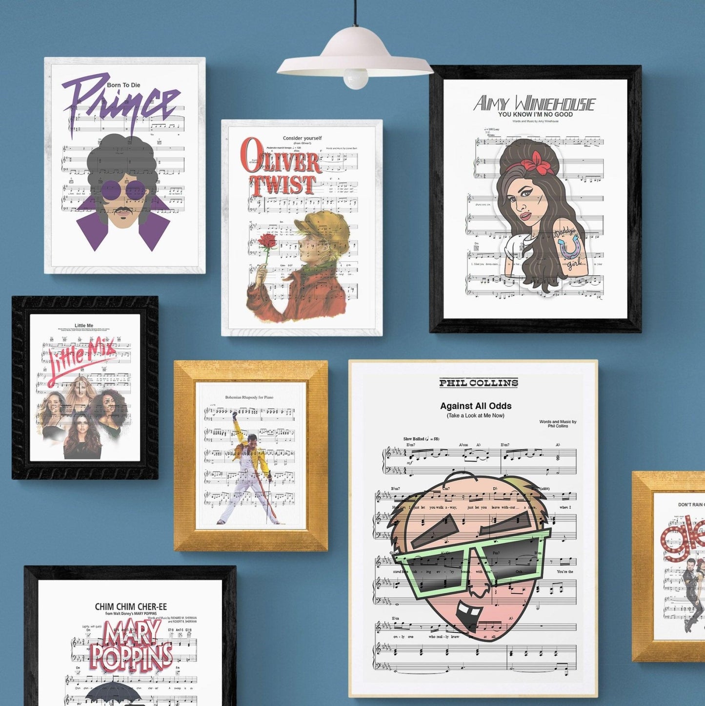 Phil Collins • Against All Odds Print - 98types