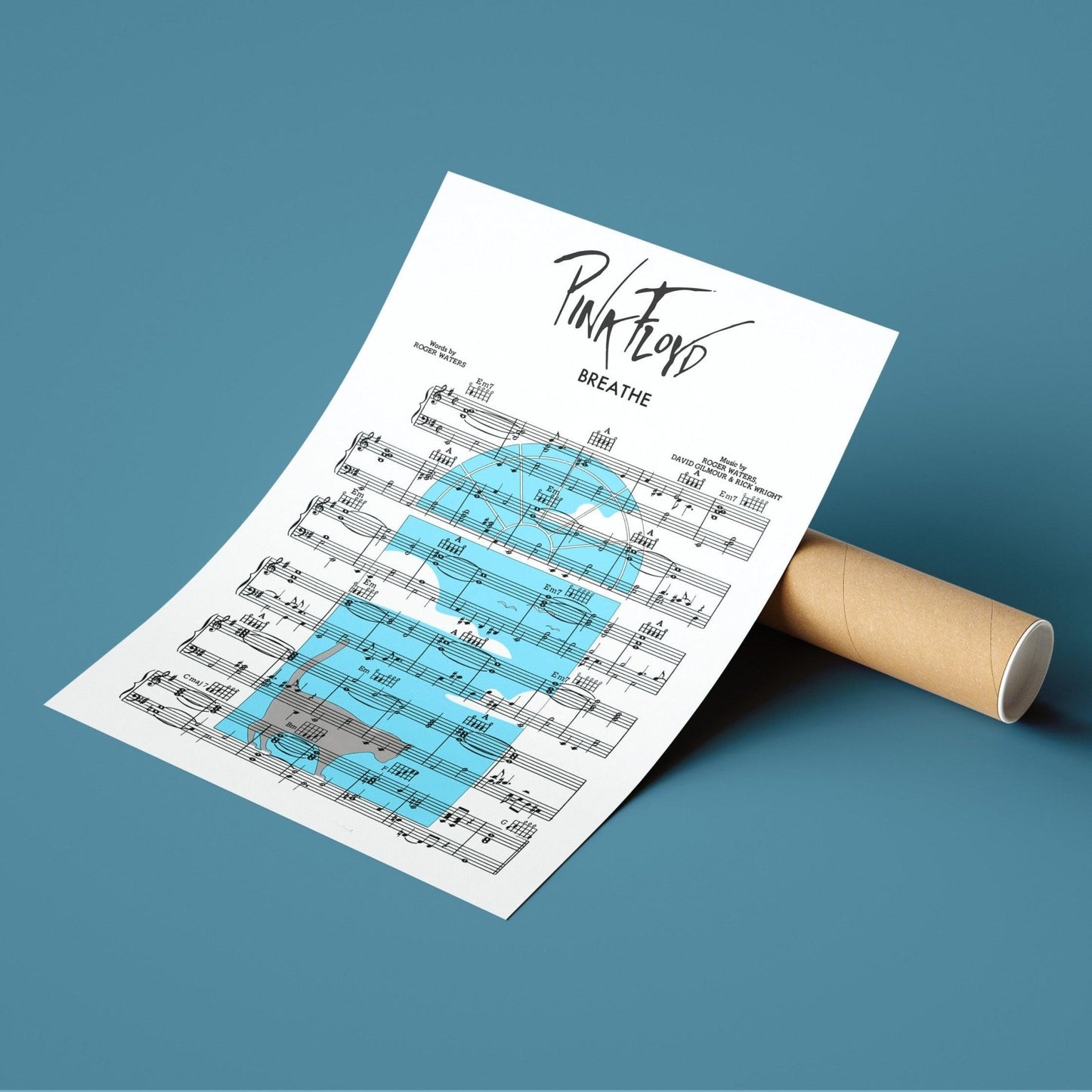 Pink Floyd - Breathe Poster - 98typesMusic