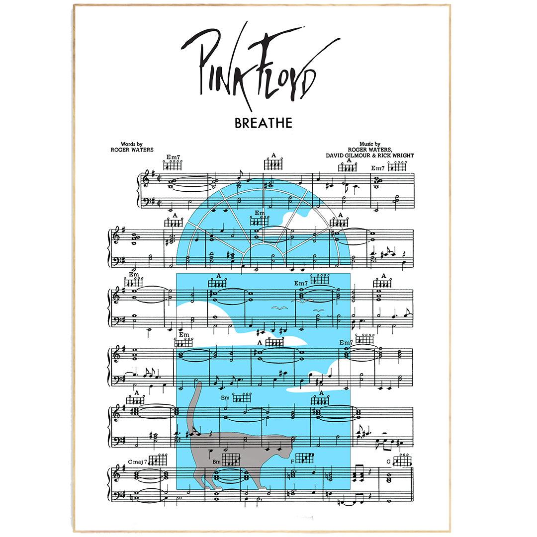 Pink Floyd - Breathe Poster - 98typesMusic