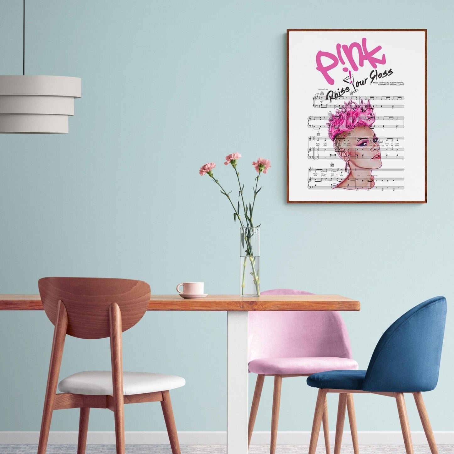 Pink - RAISE YOUR GLASS Poster - 98types