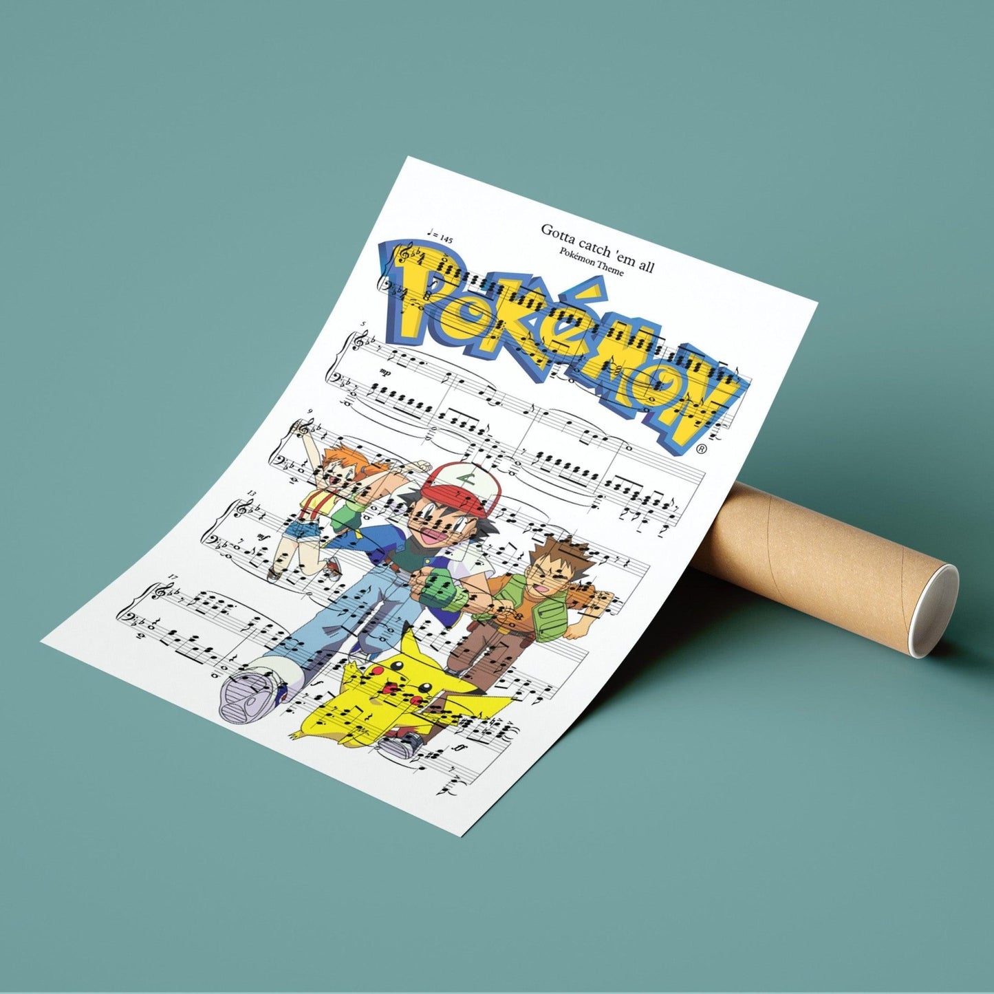 Pokemon - Gotta Catch 'Em All Print - 98types