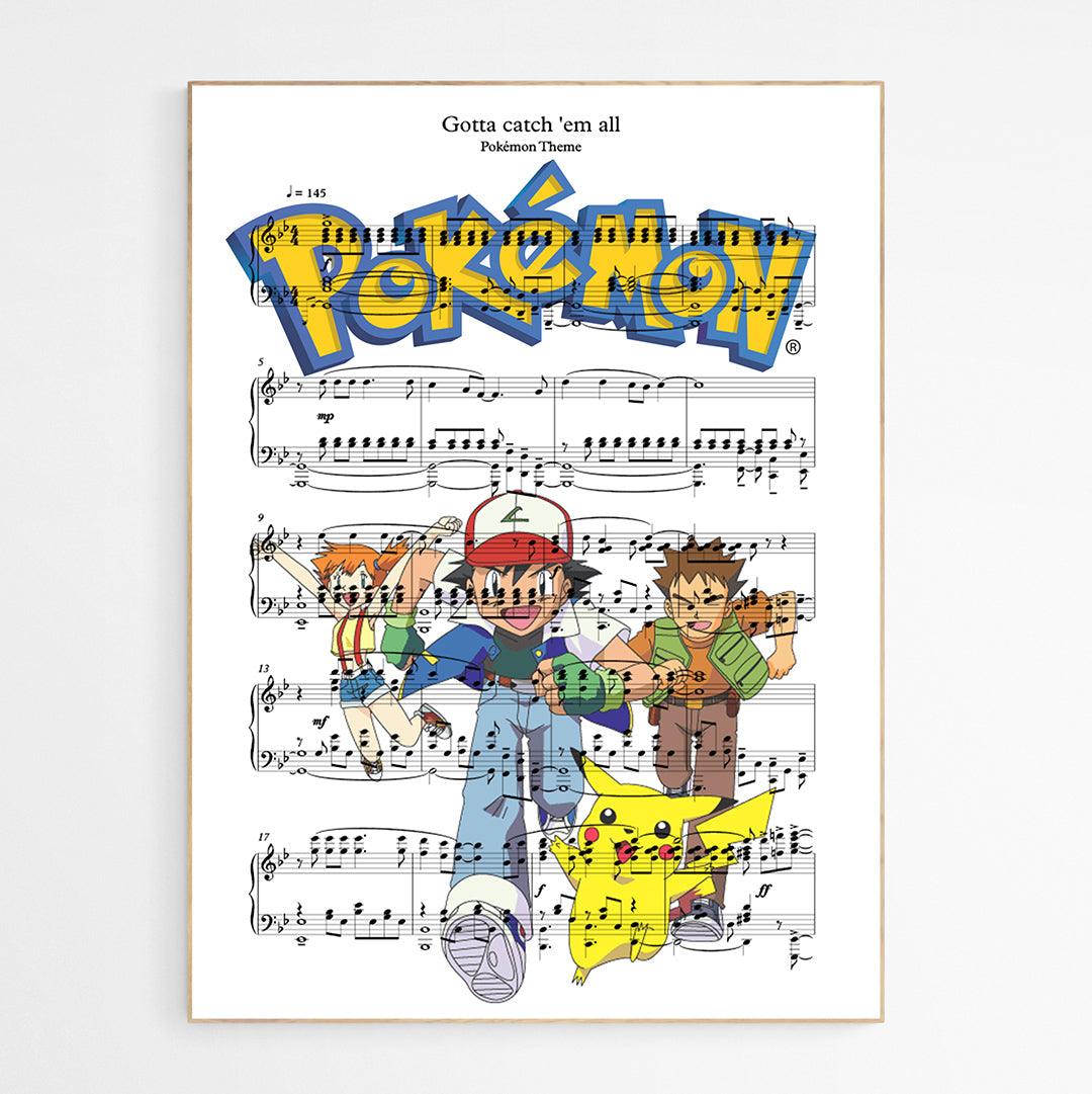 Pokemon - Gotta Catch 'Em All Print - 98types