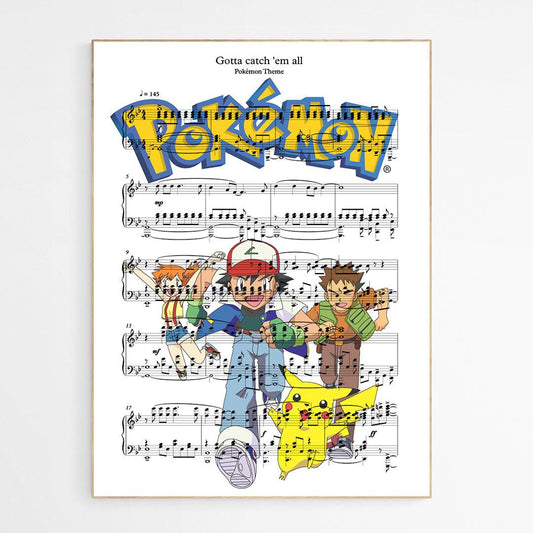 Pokemon - Gotta Catch 'Em All Print - 98types