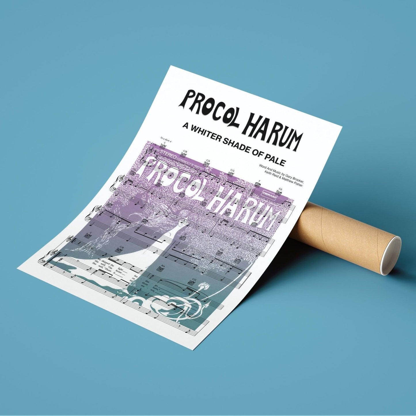PROCOL HARUM - A Whiter Shade Of Pale Poster - 98types
