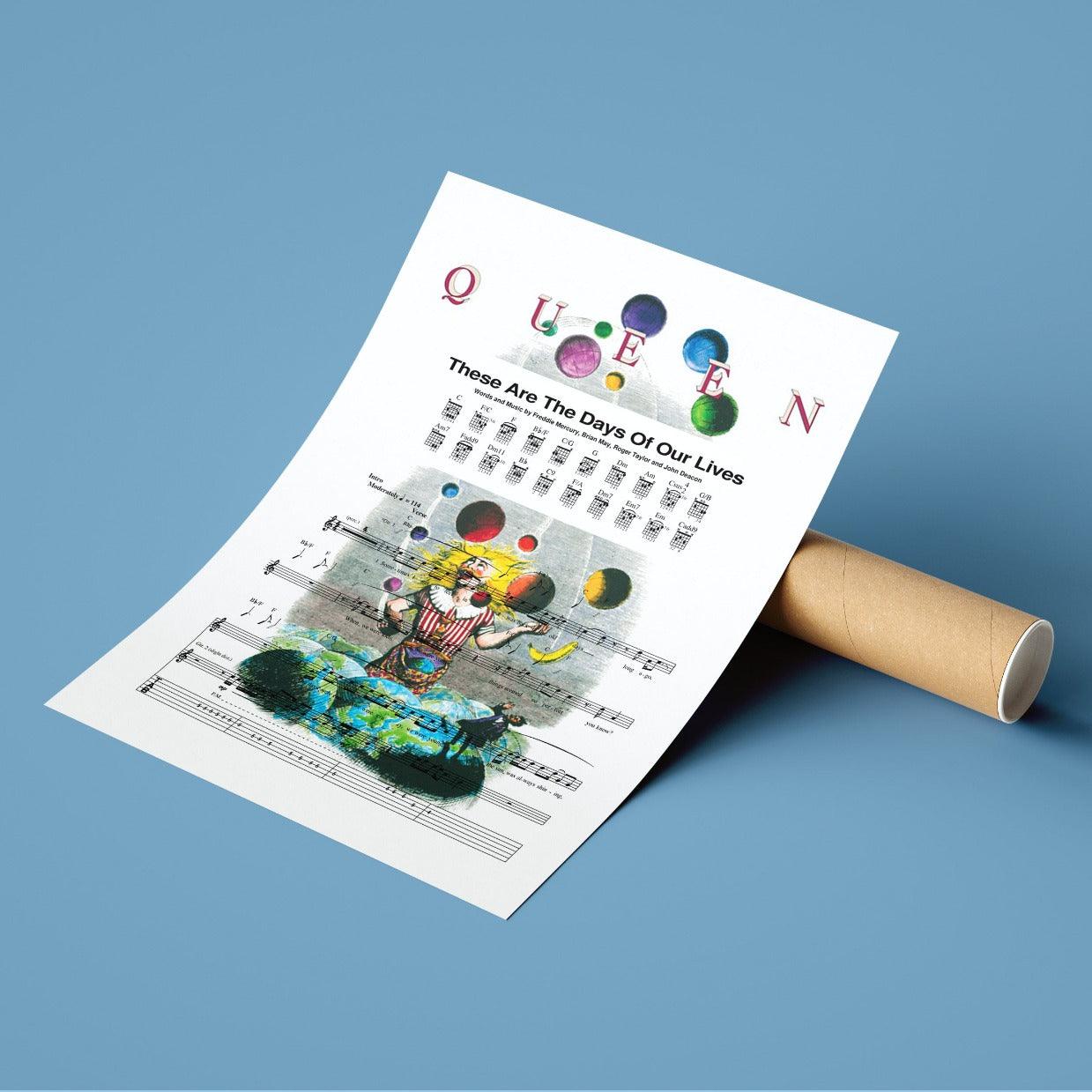 Queen - These are the days of our lives Poster - 98types