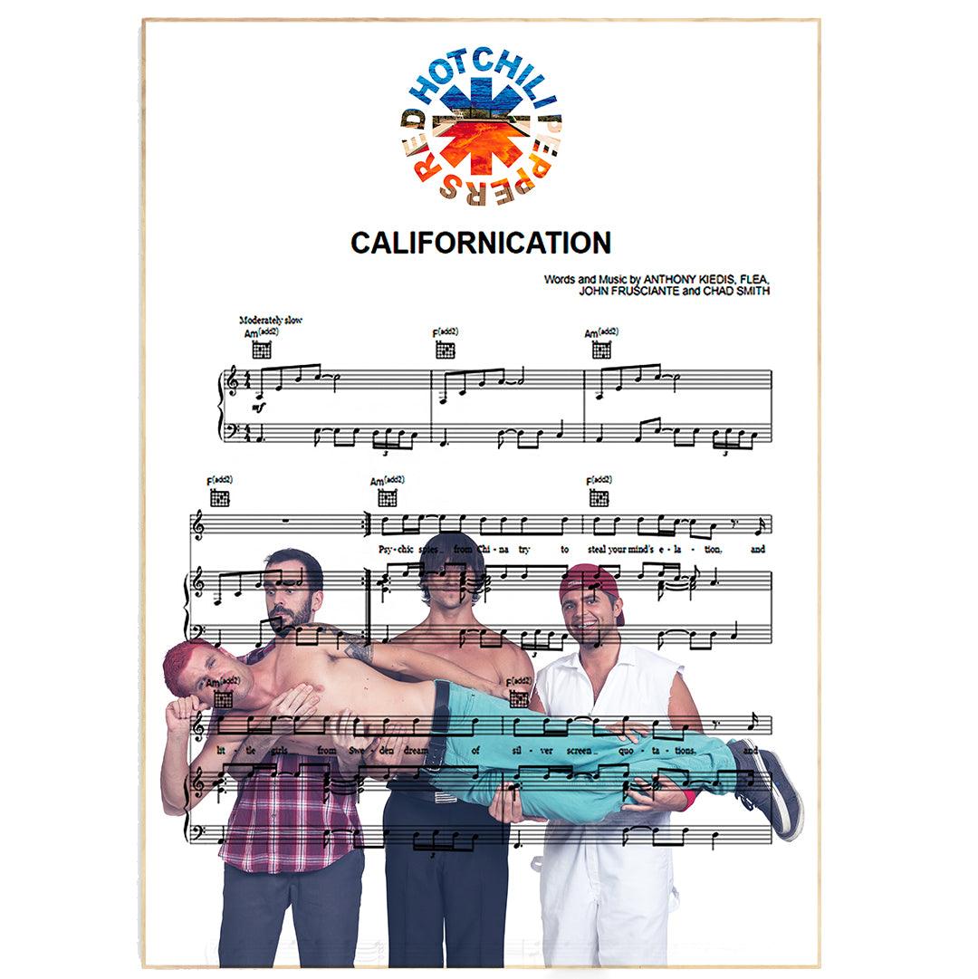 Red Hot Chili Peppers - Californication Poster - 98typesMusic