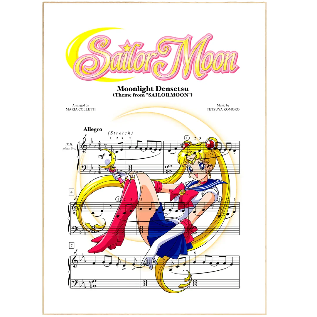 Sailor Moon - Main Theme Poster - 98types