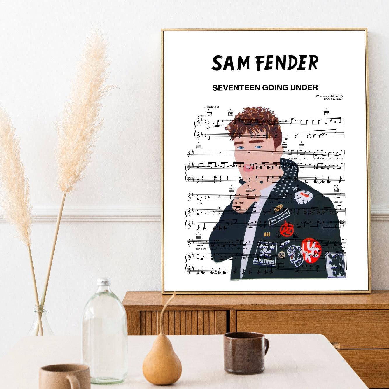 Sam Fender - SEVENTEEN GOING UNDER Poster - 98types