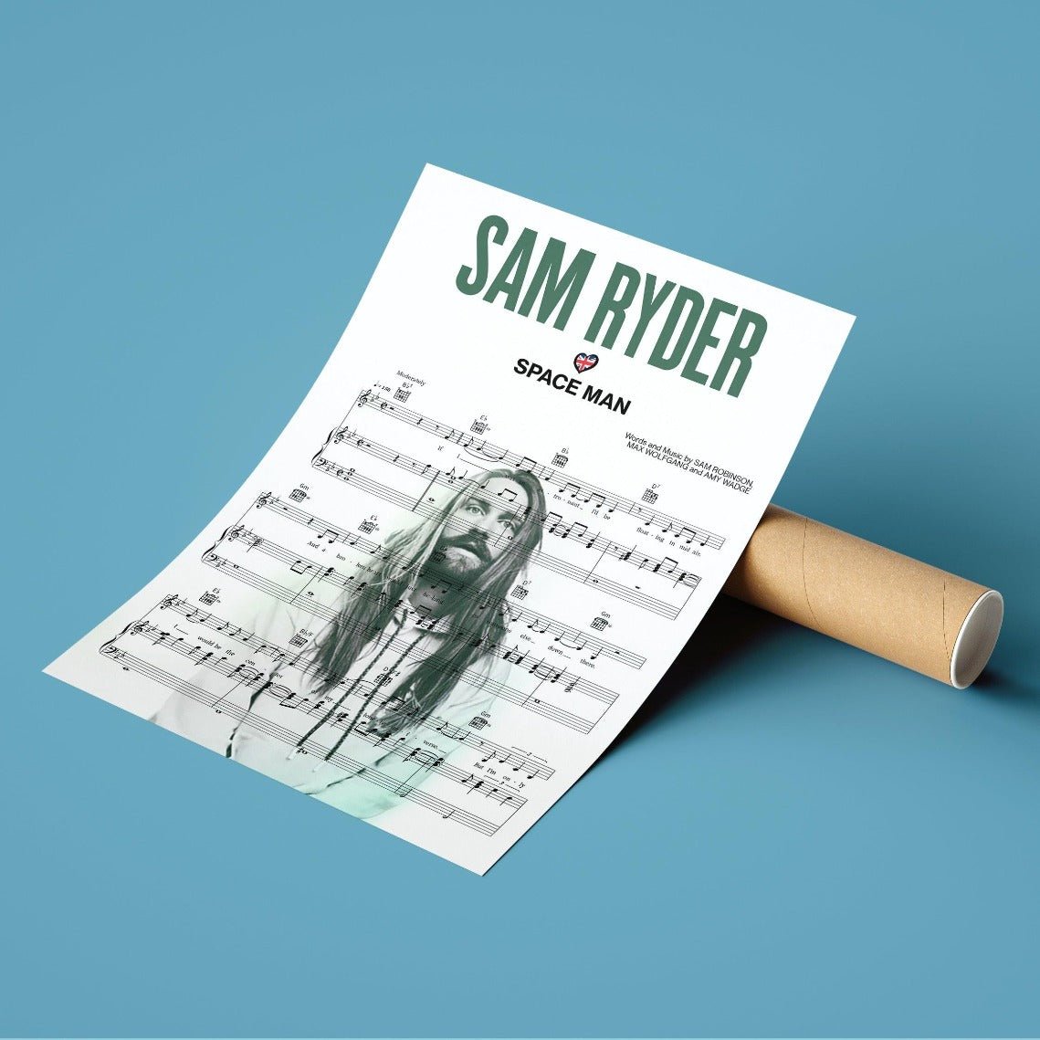 Sam Ryder - SPACE MAN Poster - 98typesMusic